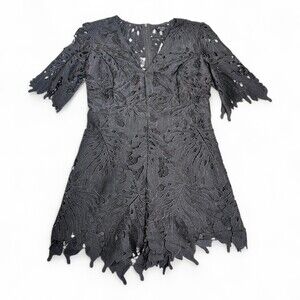 Bardot Black Lace Romper Jumpsuit Size 8